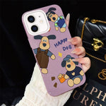 Custodia ibrida PC TPU con glitter per iPhone 11 Pro Max