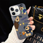 Custodia ibrida PC TPU con glitter per iPhone 11 Pro Max