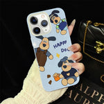 Custodia ibrida PC TPU con glitter per iPhone 11 Pro Max