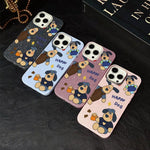 Custodia ibrida PC e TPU con glitter per iPhone 8 Plus 7 Plus