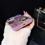 Custodia ibrida PC e TPU con glitter per iPhone 8 Plus 7 Plus