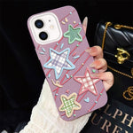 Custodia ibrida PC TPU con glitter per iPhone 13 Pro Max