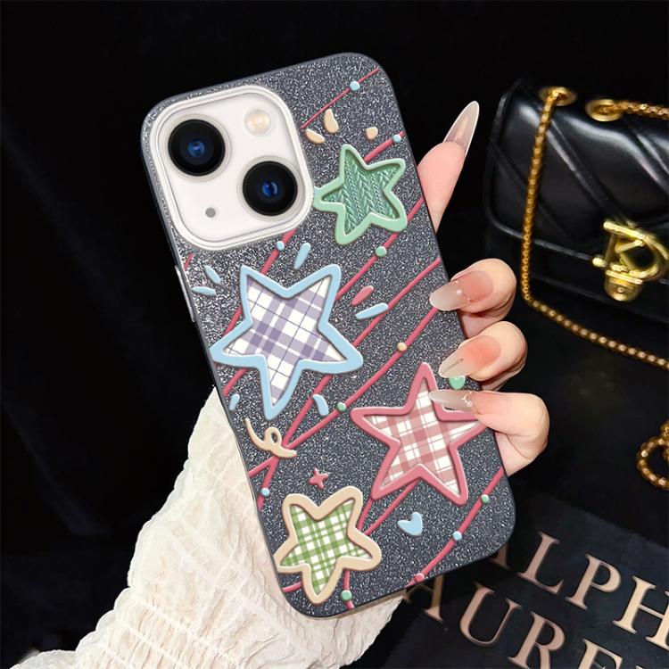 Custodia ibrida PC TPU con glitter per iPhone 13 Pro Max