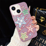 Custodia ibrida PC TPU con glitter per iPhone 13 Pro Max
