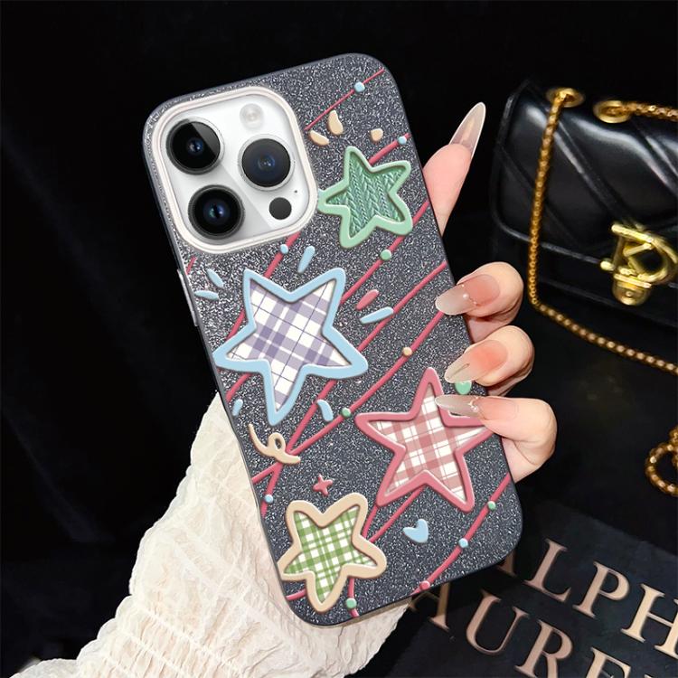 Custodia ibrida PC TPU con glitter per iPhone 13 Pro Max