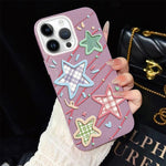 Custodia ibrida PC TPU con glitter per iPhone 13 Pro Max