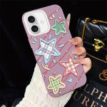 Custodia ibrida PC TPU con glitter per iPhone 17e e 16e