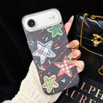 Custodia ibrida PC TPU con glitter per iPhone 17e e 16e