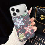 Custodia ibrida PC TPU con glitter per iPhone 17e e 16e