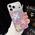 Custodia ibrida PC TPU con glitter per iPhone 17e e 16e