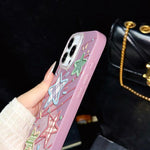 Custodia ibrida PC TPU glitter per iPhone 6 e 6s