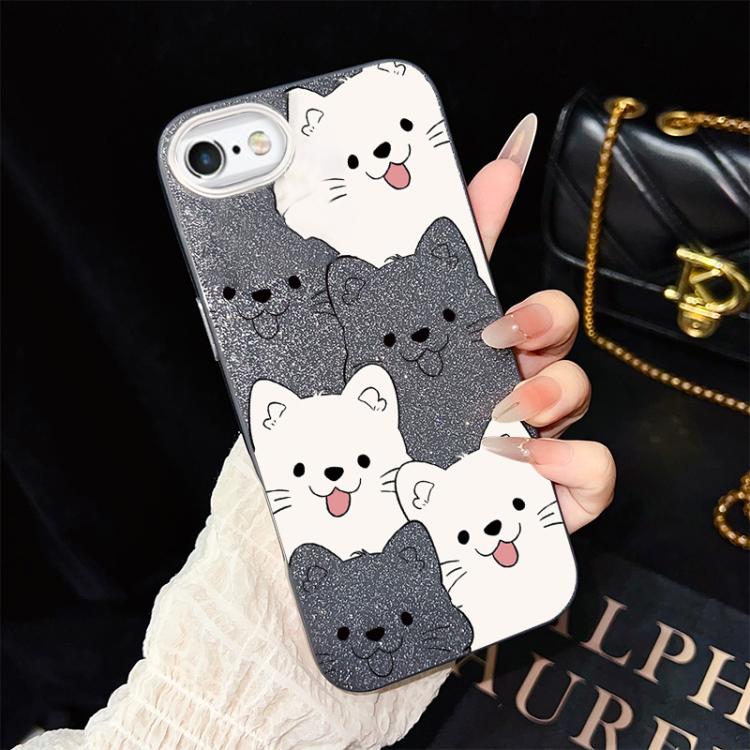Custodia ibrida PC TPU con motivo cucciolo per iPhone 8 Plus