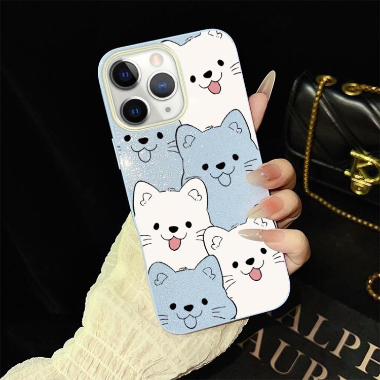 Custodia ibrida PC TPU con motivo cucciolo per iPhone 11 Pro Max