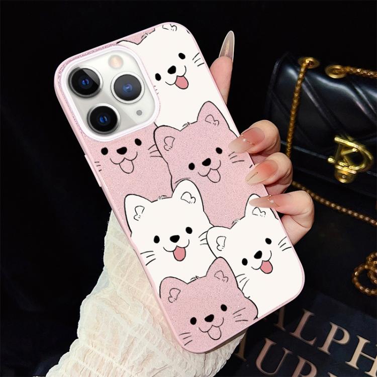 Custodia ibrida PC TPU con motivo cucciolo per iPhone 11 Pro Max