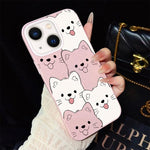 Custodia ibrida PC TPU con motivo cucciolo per iPhone