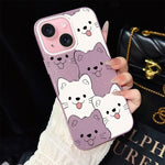 Custodia ibrida PC TPU con motivo cucciolo per iPhone