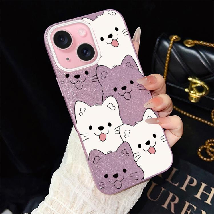 Custodia ibrida PC TPU con motivo cucciolo per iPhone