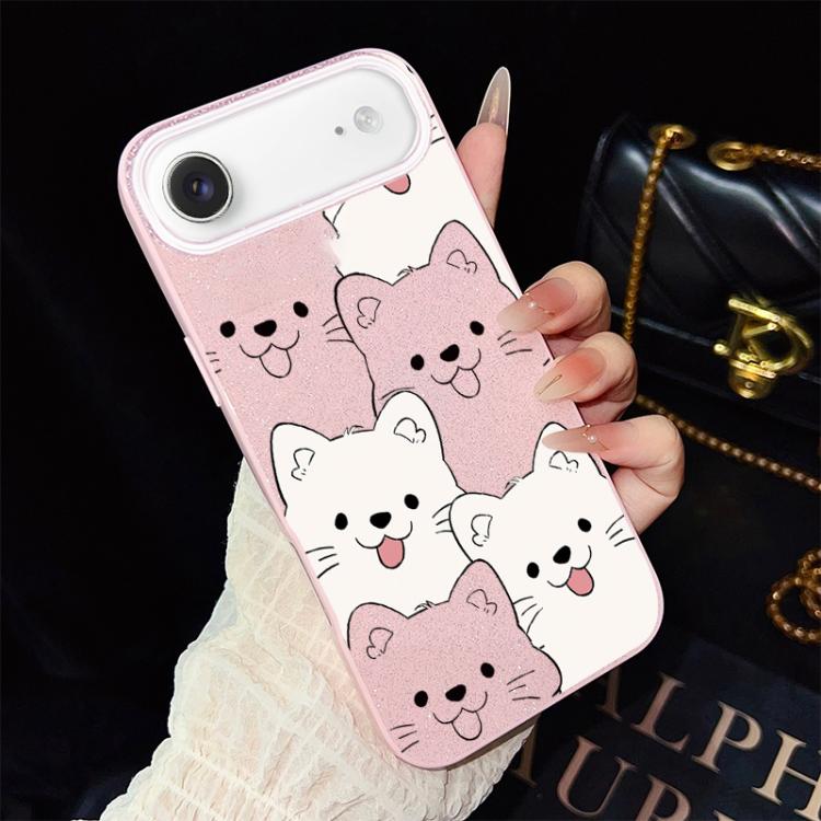 Custodia ibrida PC TPU con motivo cucciolo per iPhone