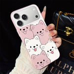 Custodia ibrida PC TPU con motivo cucciolo per iPhone