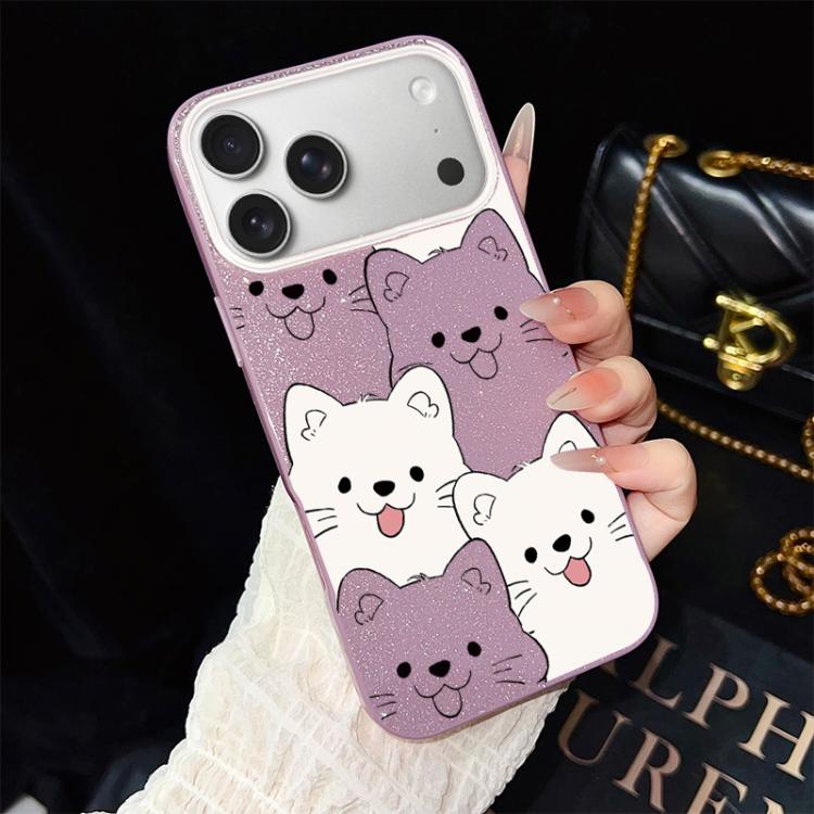 Custodia ibrida PC TPU con motivo cucciolo per iPhone