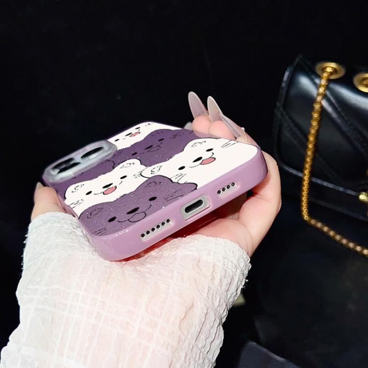 Custodia ibrida PC TPU con motivo cucciolo per iPhone 8 Plus