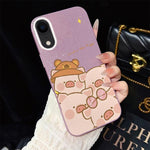 Custodia ibrida PC TPU con glitter per iPhone 11 Pro Max
