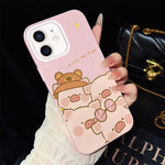 Custodia ibrida PC TPU con glitter per iPhone 11 Pro Max