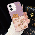 Custodia ibrida PC TPU con glitter per iPhone 11 Pro Max