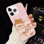 Custodia ibrida PC TPU con glitter per iPhone 11 Pro Max