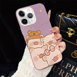 Custodia ibrida PC TPU con glitter per iPhone 11 Pro Max