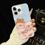 Custodia ibrida PC TPU con glitter per iPhone 11 Pro Max