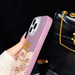 Custodia ibrida PC TPU con glitter per iPhone 8 Plus 7 Plus