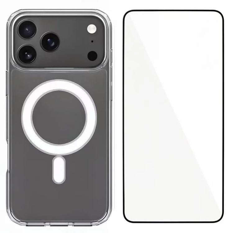 Custodia magnetica trasparente per iPhone 17 e 16