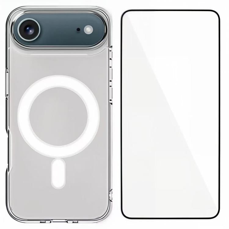 Custodia magnetica trasparente per iPhone 17 e 16