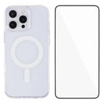 Custodia magnetica trasparente per iPhone 17 e 16