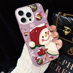 Custodia ibrida glitter natalizia per iPhone 16e e 17e