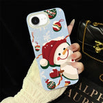 Custodia ibrida glitter natalizia per iPhone 16e e 17e