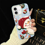 Custodia ibrida glitter natalizia per iPhone 16e e 17e