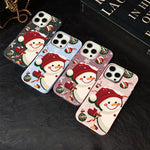 Custodia ibrida glitter natalizia per iPhone 16e e 17e