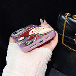 Custodia ibrida glitter natalizia per iPhone 16e e 17e