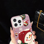 Custodia ibrida glitter natalizia per iPhone 16e e 17e