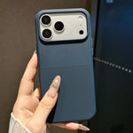 Custodia magnetica in TPU effetto velluto per iPhone