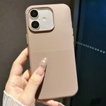 Custodia magnetica in TPU effetto velluto per iPhone