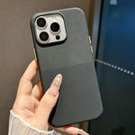 Custodia magnetica in TPU effetto velluto per iPhone