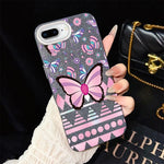 Custodia ibrida PC TPU con glitter per iPhone 8 Plus 7 Plus