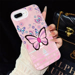Custodia ibrida PC TPU con glitter per iPhone 8 Plus 7 Plus