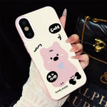 Custodia ibrida PC e TPU con motivo cuccioli per iPhone