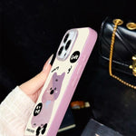 Custodia ibrida PC e TPU con motivo cuccioli per iPhone