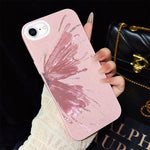 Custodia ibrida PC TPU con motivo farfalla per iPhone