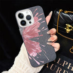Custodia ibrida PC TPU con motivo farfalla per iPhone